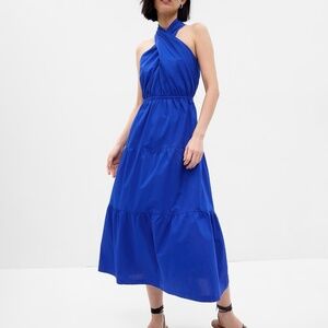 Gap Halter Tiered Maxi Dress- Small